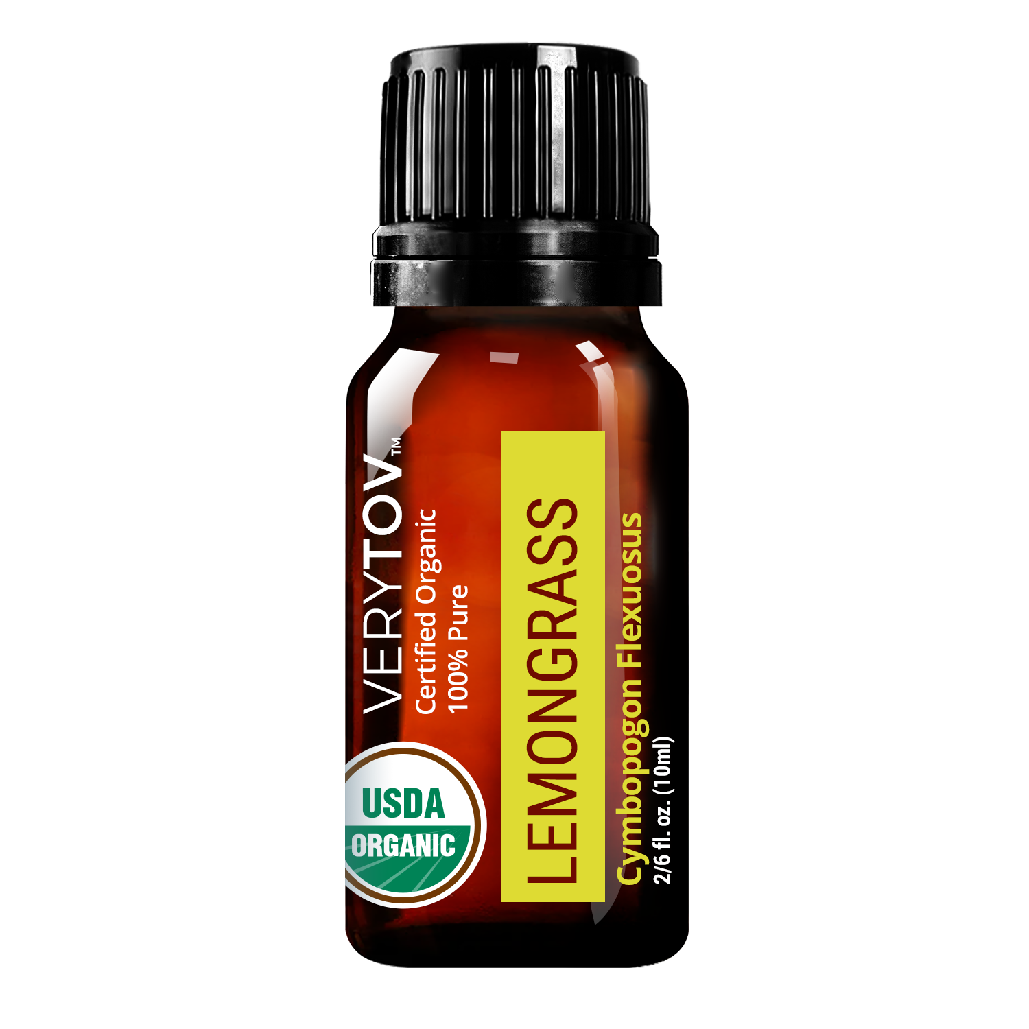 Premium USDA Organic Lemongrass Essential Oil - 100% Pure & Natural