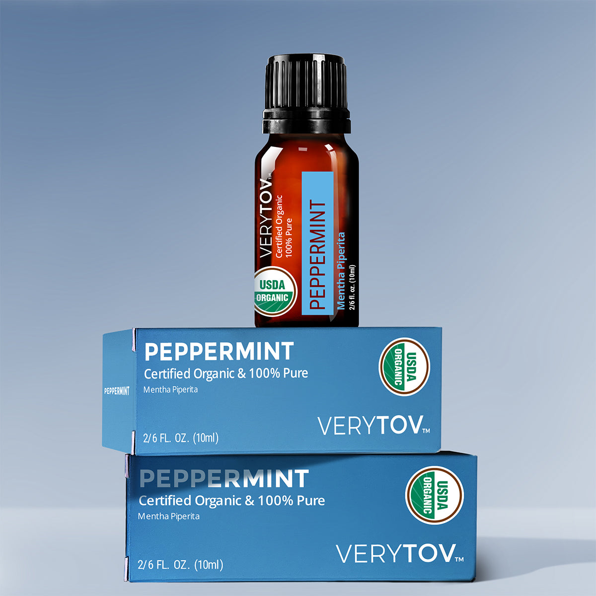 Premium USDA Organic Peppermint Essential Oil - 100% Pure & Natural