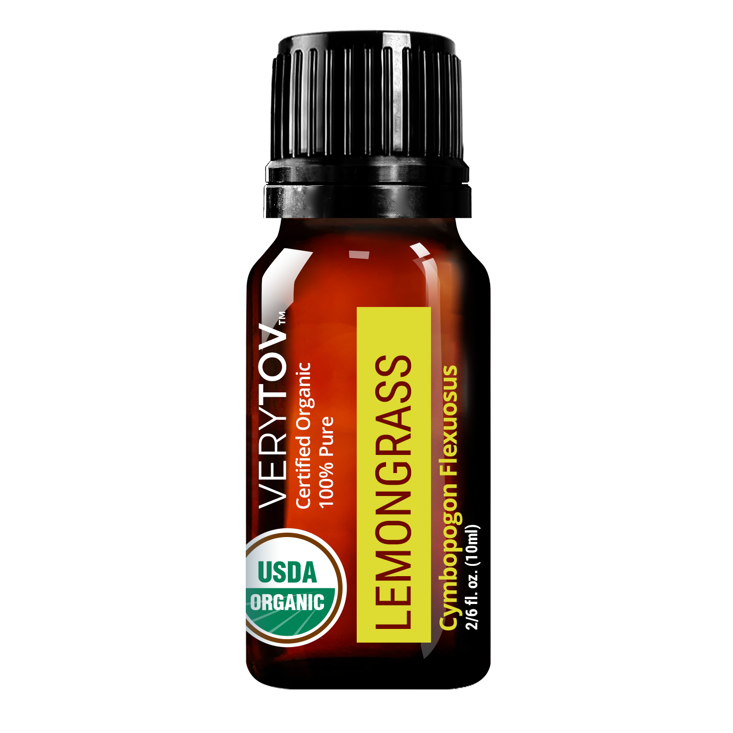 Premium USDA Organic Lemongrass Essential Oil - 100% Pure &amp; Natural