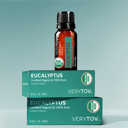 Premium USDA Organic Eucalyptus Essential Oil - 100% Pure &amp; Natural