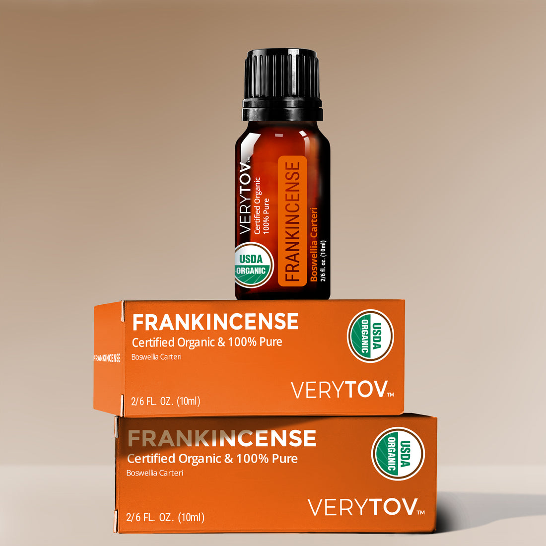 Premium USDA Organic Frankincense (Boswellia Carterii) Essential Oil - 100% Pure &amp; Natural